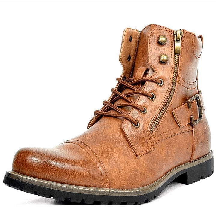 Nightrider Leren Boots – Stoere en Duurzame Herenschoenen voor Elke Gelegenheid
