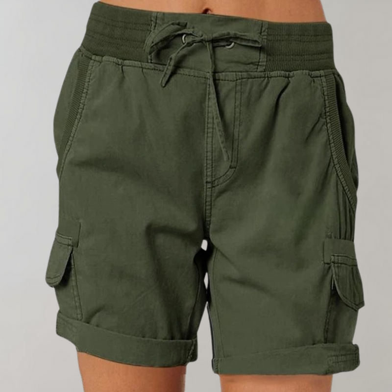 Zomerse Damesshort met Hoge Taille – Licht, Trendy en Comfortabel