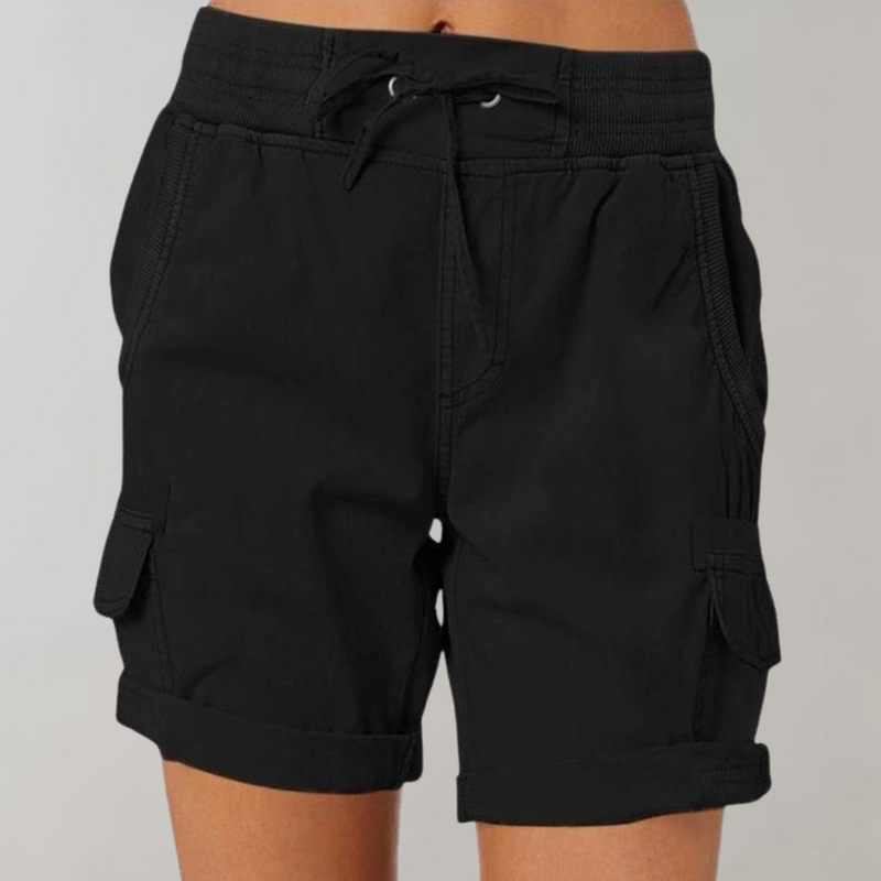 Zomerse Damesshort met Hoge Taille – Licht, Trendy en Comfortabel