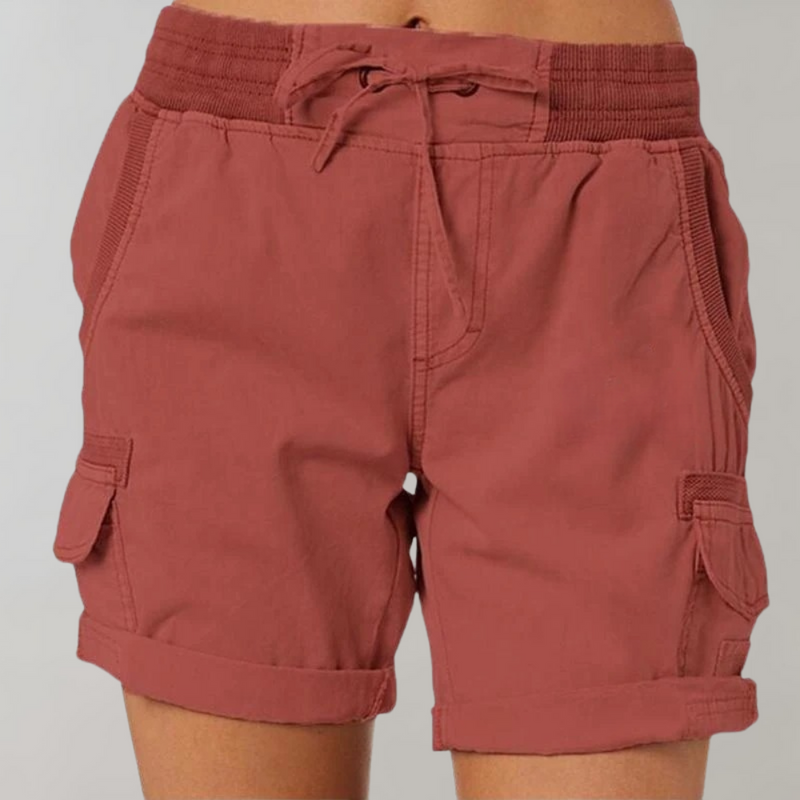 Zomerse Damesshort met Hoge Taille – Licht, Trendy en Comfortabel