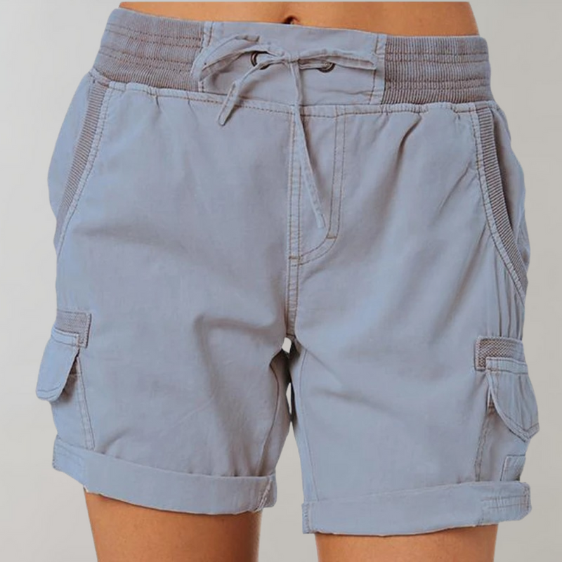 Zomerse Damesshort met Hoge Taille – Licht, Trendy en Comfortabel