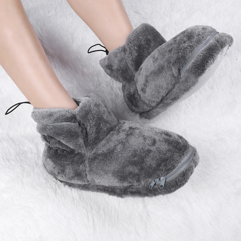 Dreamstep USB-Verwarmde Pantoffels – Knusse & Warme Sloffen voor Koude Winterdagen