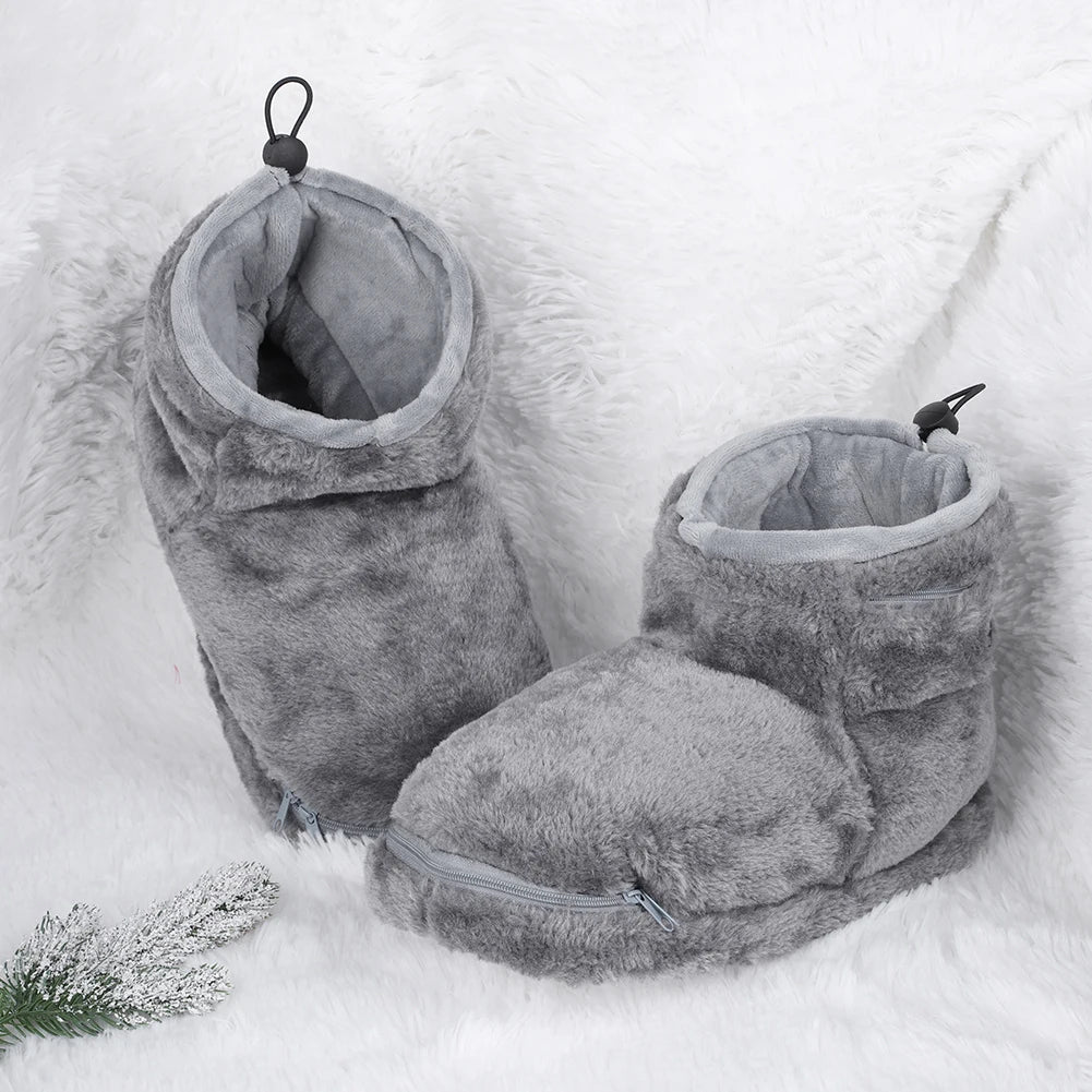 Dreamstep USB-Verwarmde Pantoffels – Knusse & Warme Sloffen voor Koude Winterdagen