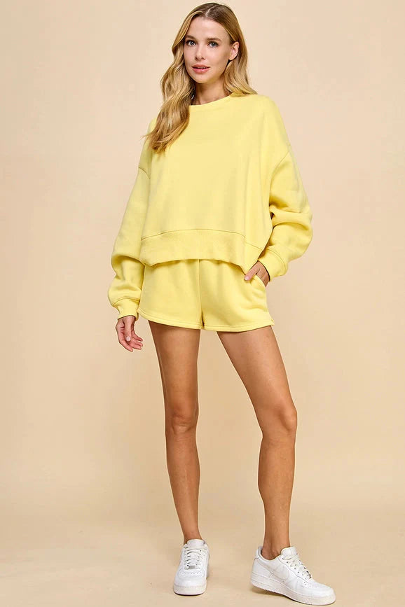 Comfort Dropped Shoulder Sweatshirt – Relaxte Pasvorm & Stijlvolle Basic voor Elke Dag