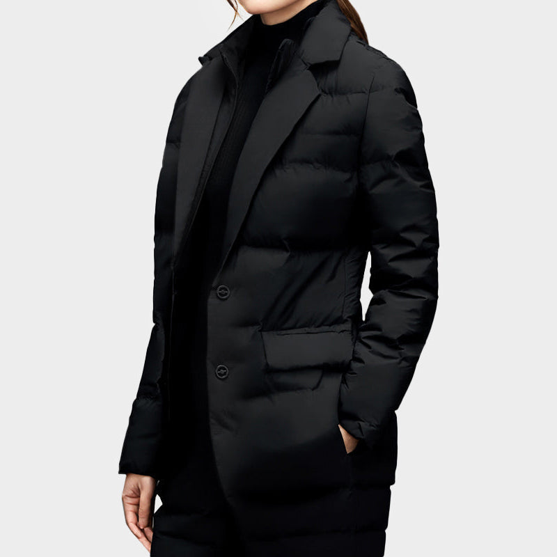 Downtown Windbreaker – Stijlvolle Wind- & Waterdichte Jas met Donzen Vulling