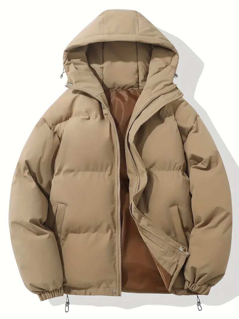 Gevoerde Winterjas met Capuchon – Warme Heren & Dames Jas met Stijlvol Design