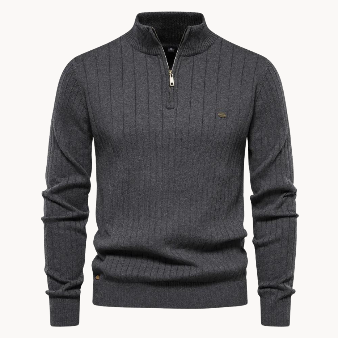 Quarter Zip Sweater – Stijlvol, Comfortabel & Tijdloos
