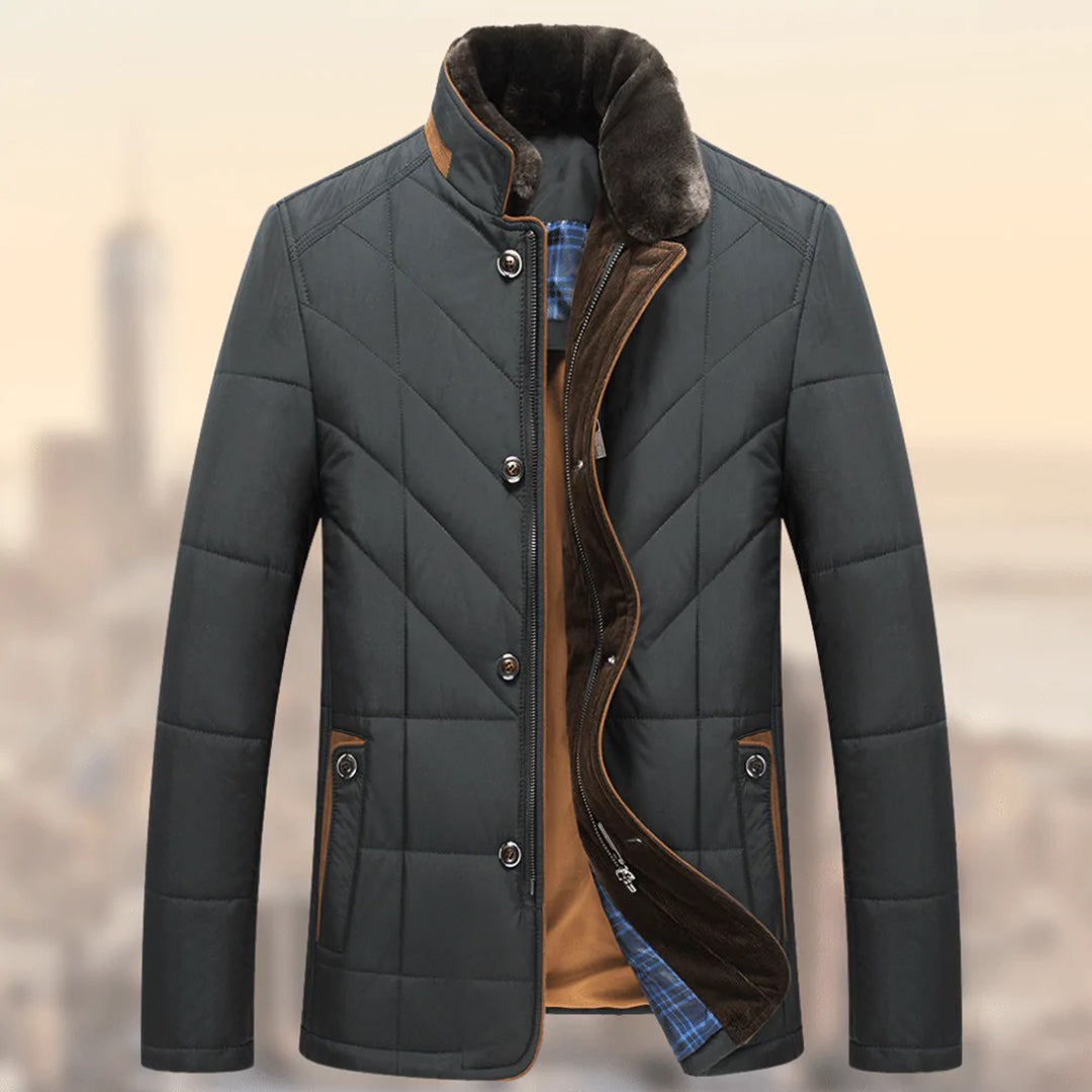 Elegante Winterjas voor Heren – Stijlvol, Warm en Perfect voor Koude Dagen