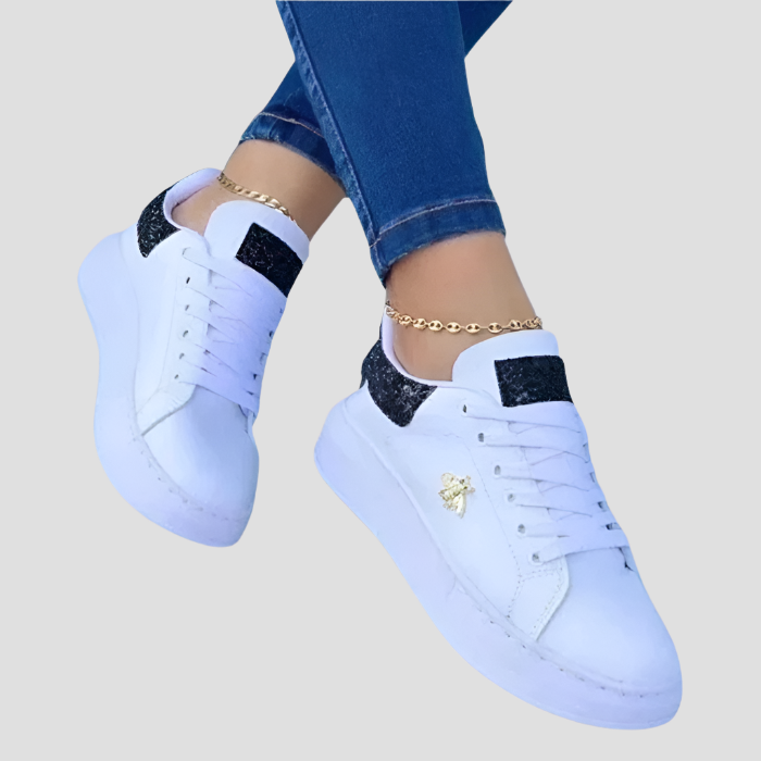 Glanzende Sneakers voor Glamoureuze Momenten – Comfortabele & Stijlvolle Dames Sneakers met Luxe Glans