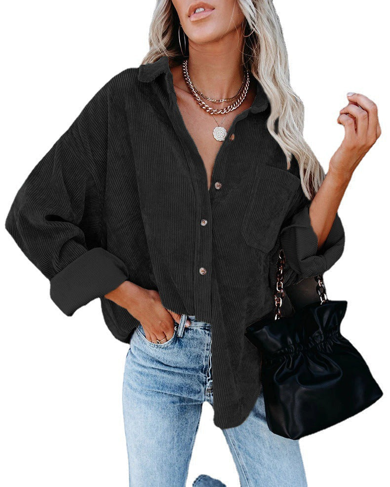 Oversized Herfstblouse – Stijlvolle en Comfortabele Damesblouse voor het Najaar
