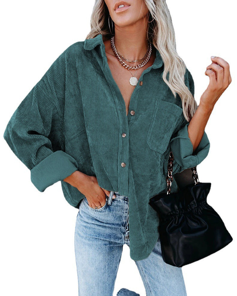 Oversized Herfstblouse – Stijlvolle en Comfortabele Damesblouse voor het Najaar