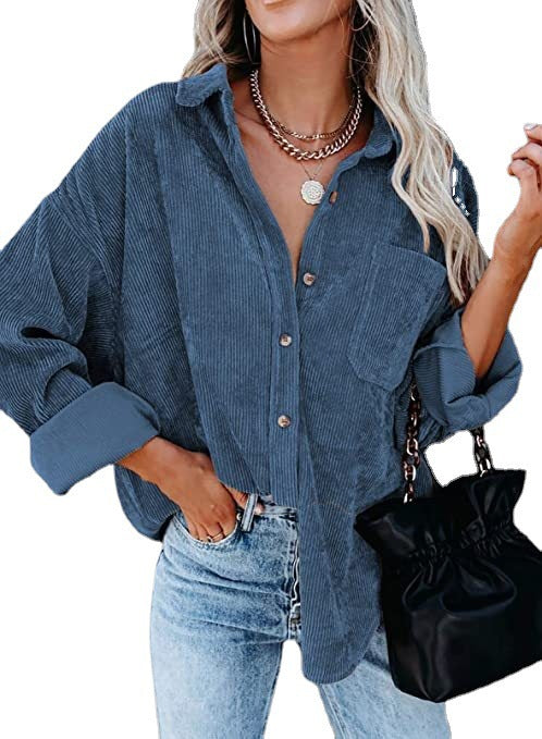 Oversized Herfstblouse – Stijlvolle en Comfortabele Damesblouse voor het Najaar