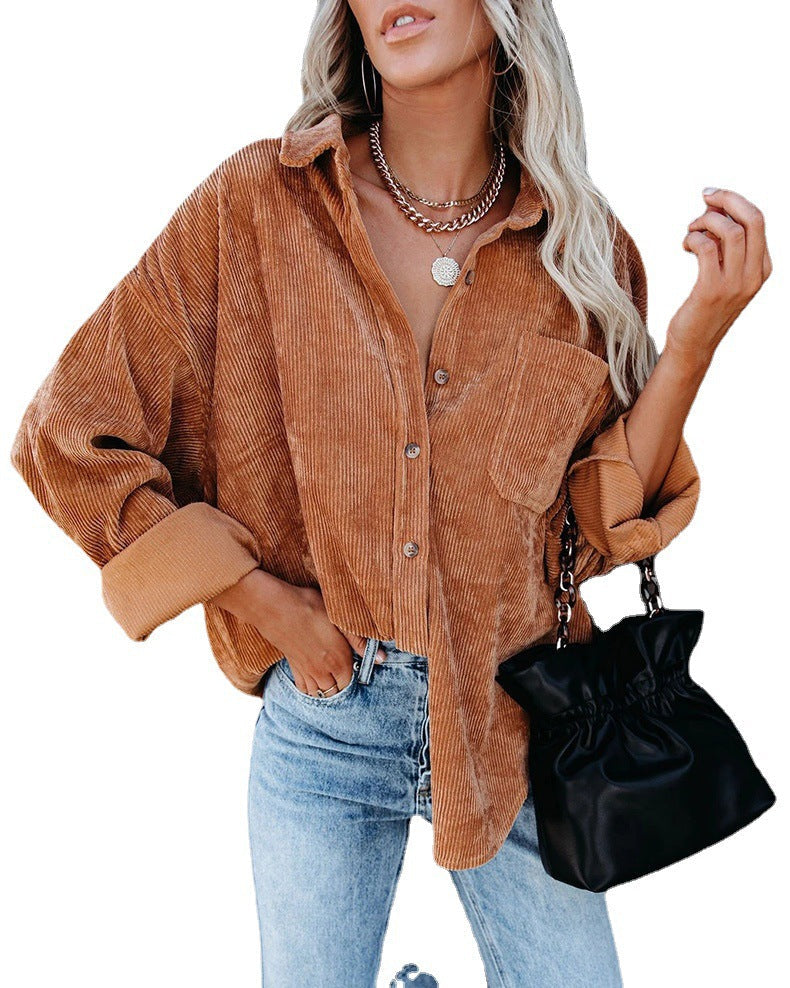 Oversized Herfstblouse – Stijlvolle en Comfortabele Damesblouse voor het Najaar