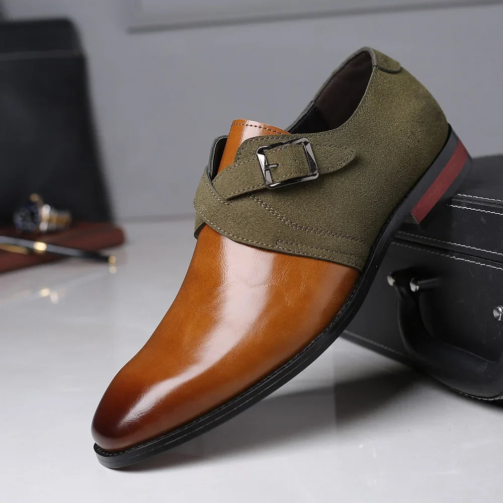 Elegante Schoenen Heren – Premium Leren Derby’s met Comfortabele Zool & Tijdloos Design