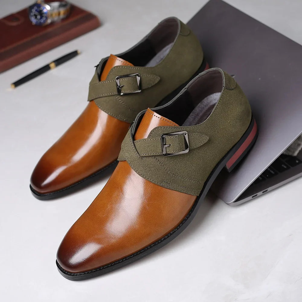 Elegante Schoenen Heren – Premium Leren Derby’s met Comfortabele Zool & Tijdloos Design
