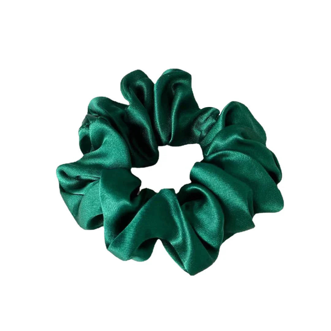 Zijde Haar Scrunchie met Zilverionen Bescherming – Zacht, Antibacterieel en Haarsafe