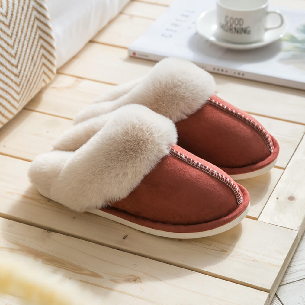 Comfy Slippers Dames – Warme & Fluffy Pantoffels met Zachte Voering