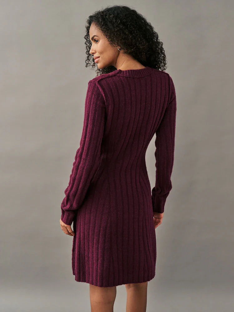 Pulloverjurk van Ribbeltricot – Zacht, Warm & Flatterend voor Elke Gelegenheid