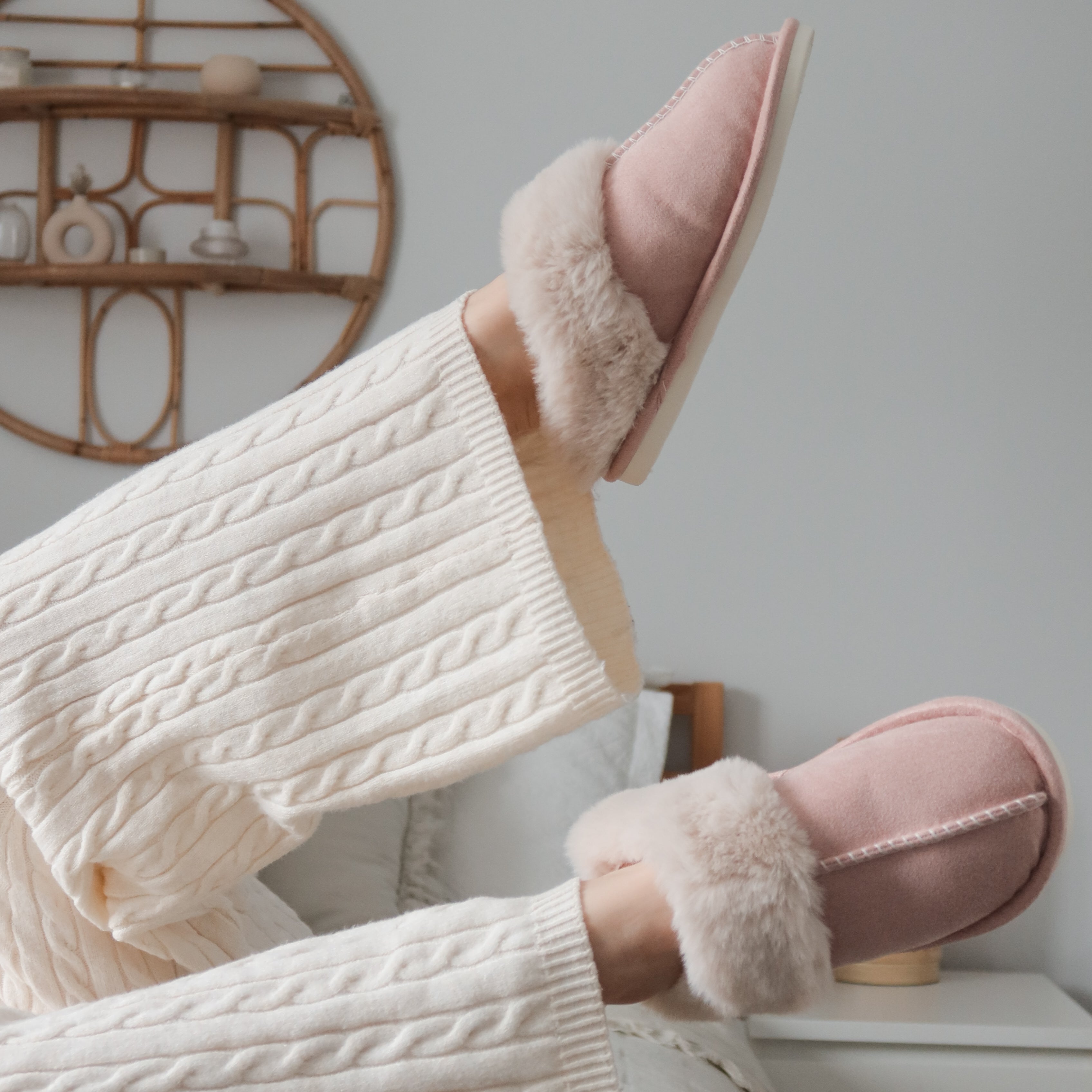 Comfy Slippers Dames – Warme & Fluffy Pantoffels met Zachte Voering