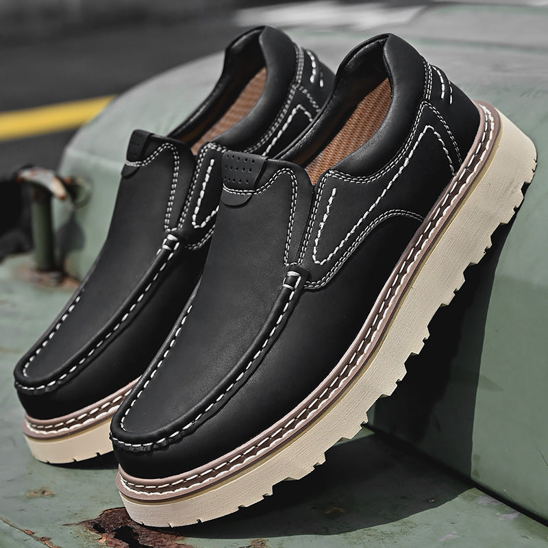 Heren Loafers van Rundleer – Orthopedisch Slip-On Schoenen met Comfortabele Binnenzool & Antislip Zool