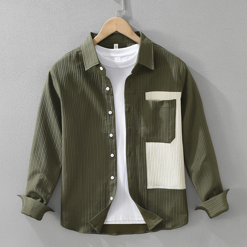 Textuur Overhemd – Stijlvol en Comfortabel Shirt met Moderne Uitstraling