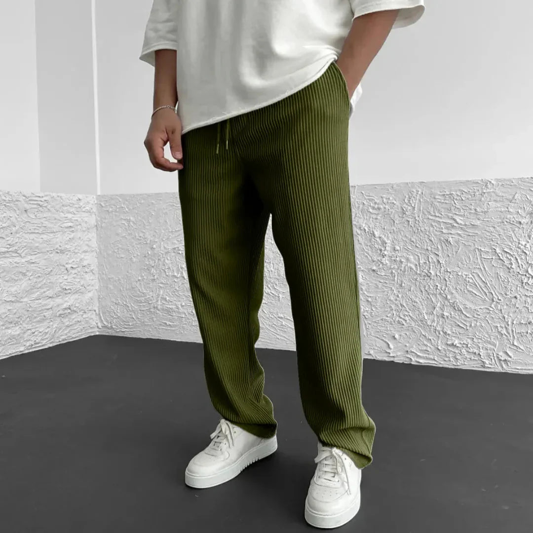Ontspannen Geribbelde Broek – Comfortabele & Stijlvolle Broek voor Dames en Heren