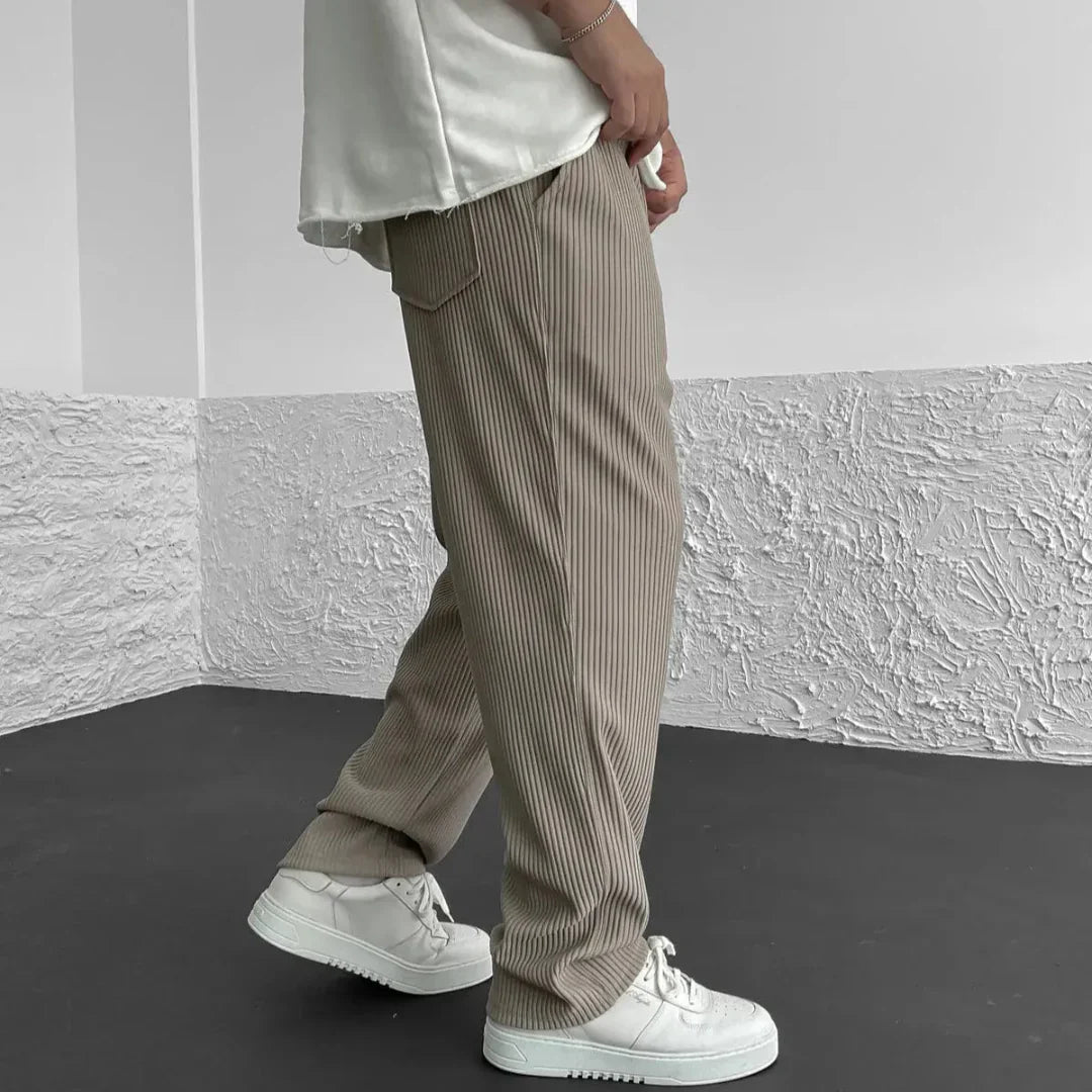 Ontspannen Geribbelde Broek – Comfortabele & Stijlvolle Broek voor Dames en Heren