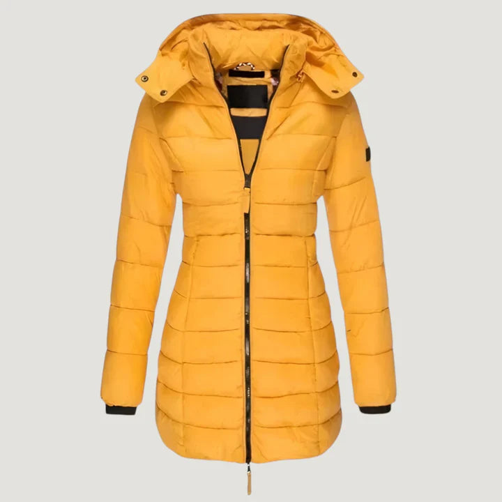 Stijlvolle & Beschermende Dames Winterjas – Warm, Lang & Elegant