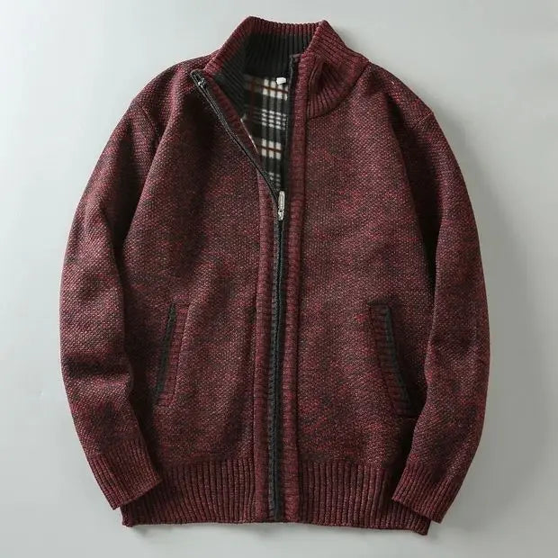 Gebreide Fleecejas – Warme en Comfortabele Jas voor Herfst en Winter