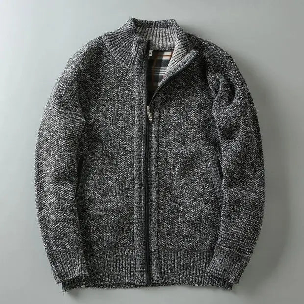 Gebreide Fleecejas – Warme en Comfortabele Jas voor Herfst en Winter