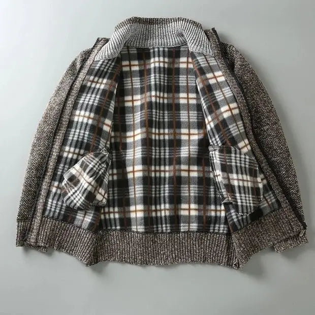 Gebreide Fleecejas – Warme en Comfortabele Jas voor Herfst en Winter