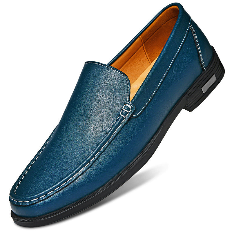 Zomerse loafers voor heren – echt leer met brede pasvorm en antislipzool