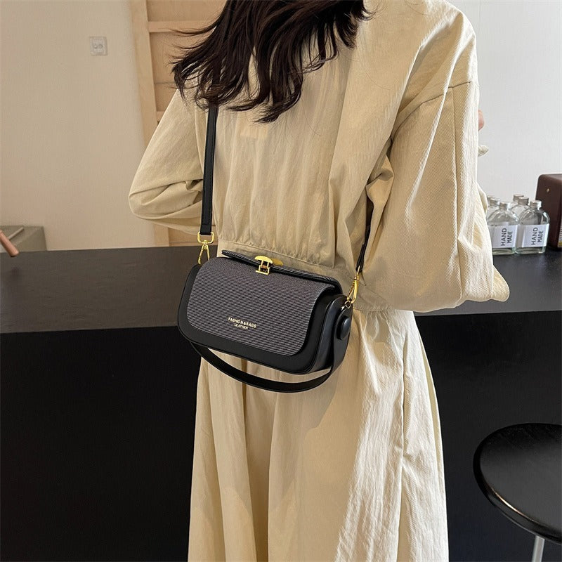 Elegante PU Leren Mini Tas | 2-in-1 Crossbody en Schouderhandtas voor Dagelijkse Outfits