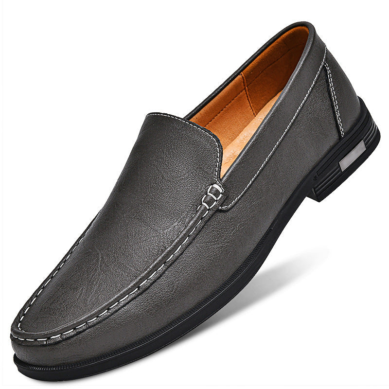 Zomerse loafers voor heren – echt leer met brede pasvorm en antislipzool