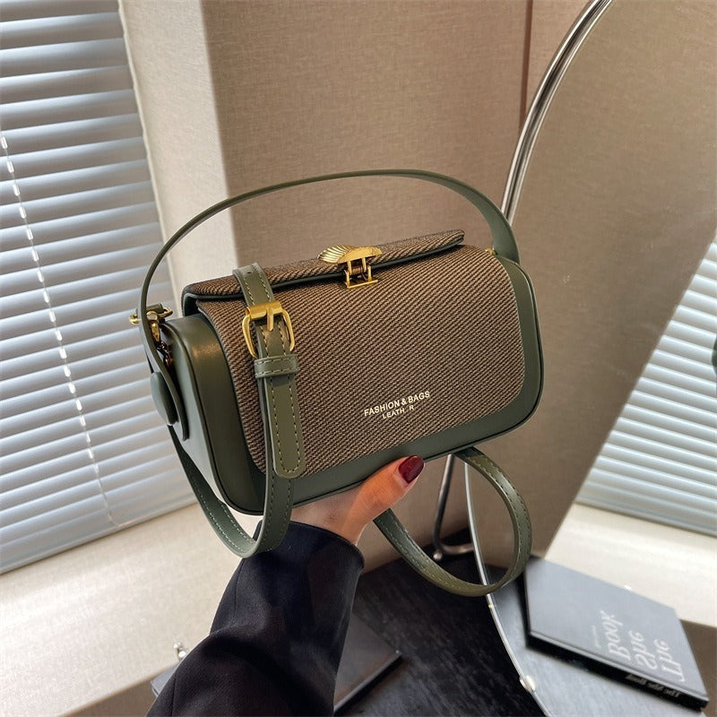 Elegante PU Leren Mini Tas | 2-in-1 Crossbody en Schouderhandtas voor Dagelijkse Outfits