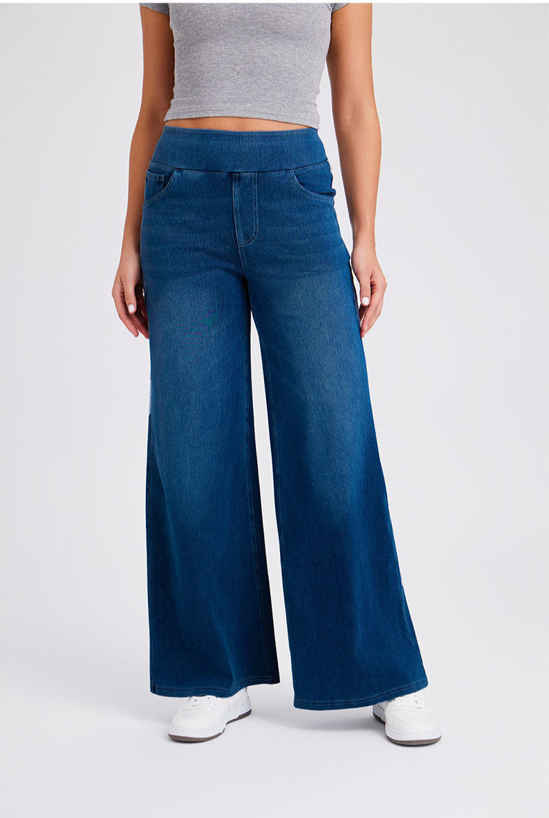 Bootcut Jeans met Hoge Taille – Rekbaar Comfort & Tijdloze Pasvorm