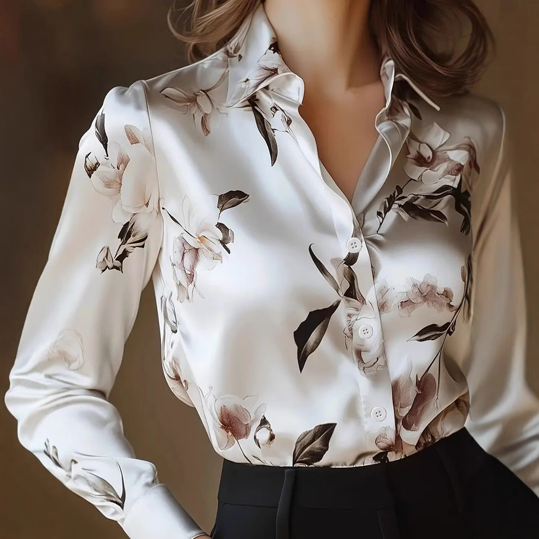 Overhemd in Retro Stijl met Bloemenprint – Stijlvol, Uniek & Comfortabel