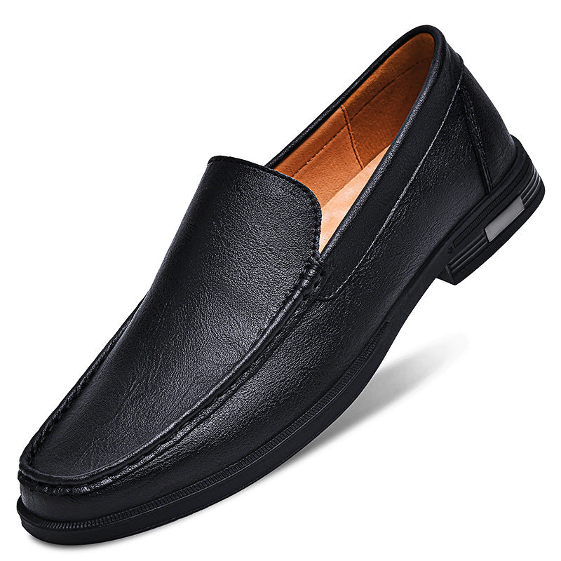 Zomerse loafers voor heren – echt leer met brede pasvorm en antislipzool