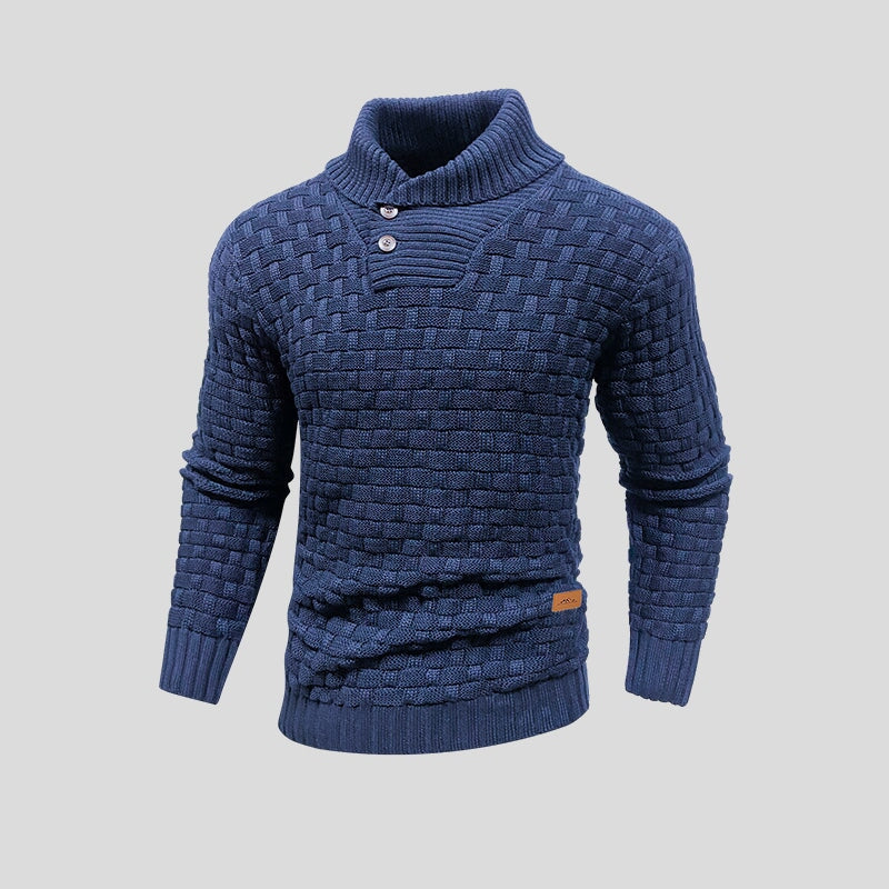 Stijlvolle Thermische Gebreide Trui voor Heren – Warm, Comfortabel en Perfect voor de Herfst