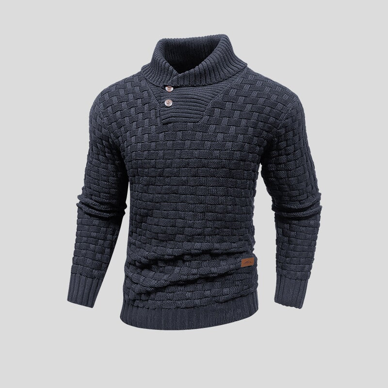 Stijlvolle Thermische Gebreide Trui voor Heren – Warm, Comfortabel en Perfect voor de Herfst