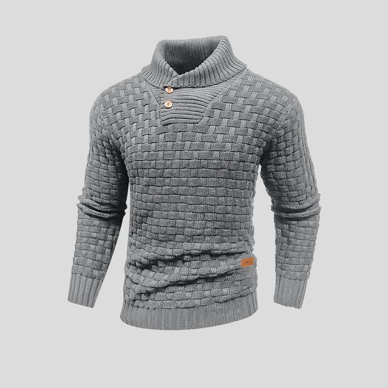 Stijlvolle Thermische Gebreide Trui voor Heren – Warm, Comfortabel en Perfect voor de Herfst