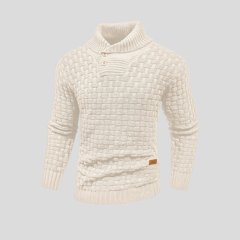 Stijlvolle Thermische Gebreide Trui voor Heren – Warm, Comfortabel en Perfect voor de Herfst