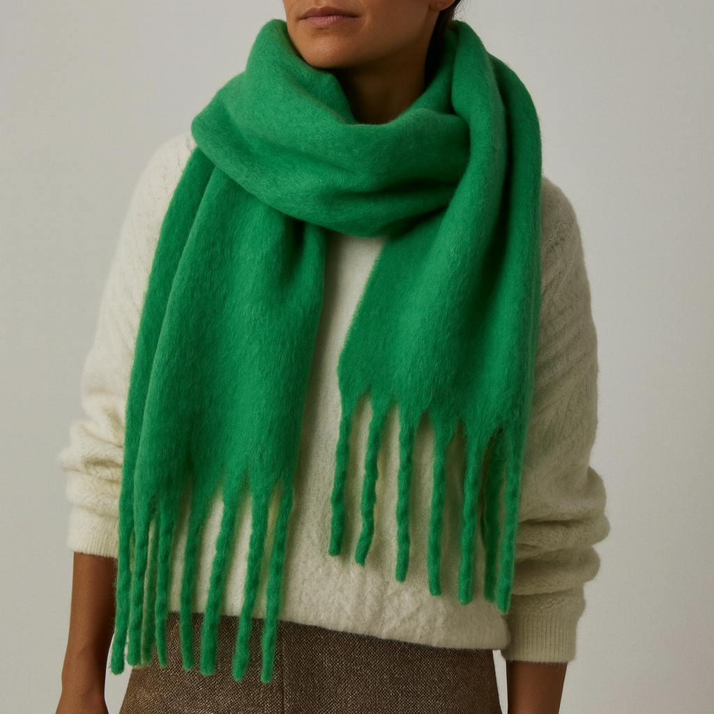 Oversized Zachte Wintersjaal Dames - Royale Afmetingen 240x38 cm, Comfortabele Stof voor Koude Dagen 5