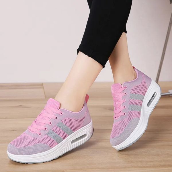 Orthopedische Luchtkussen Sneakers – Lichtgewicht, Stijlvolle & Schokabsorberende Wandelschoenen