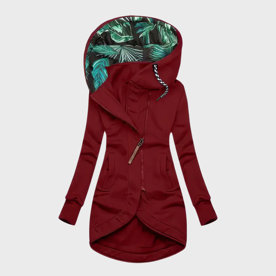 Chique Dames Winterjas met Capuchon – Comfortabele Getailleerde Jas met Windbescherming