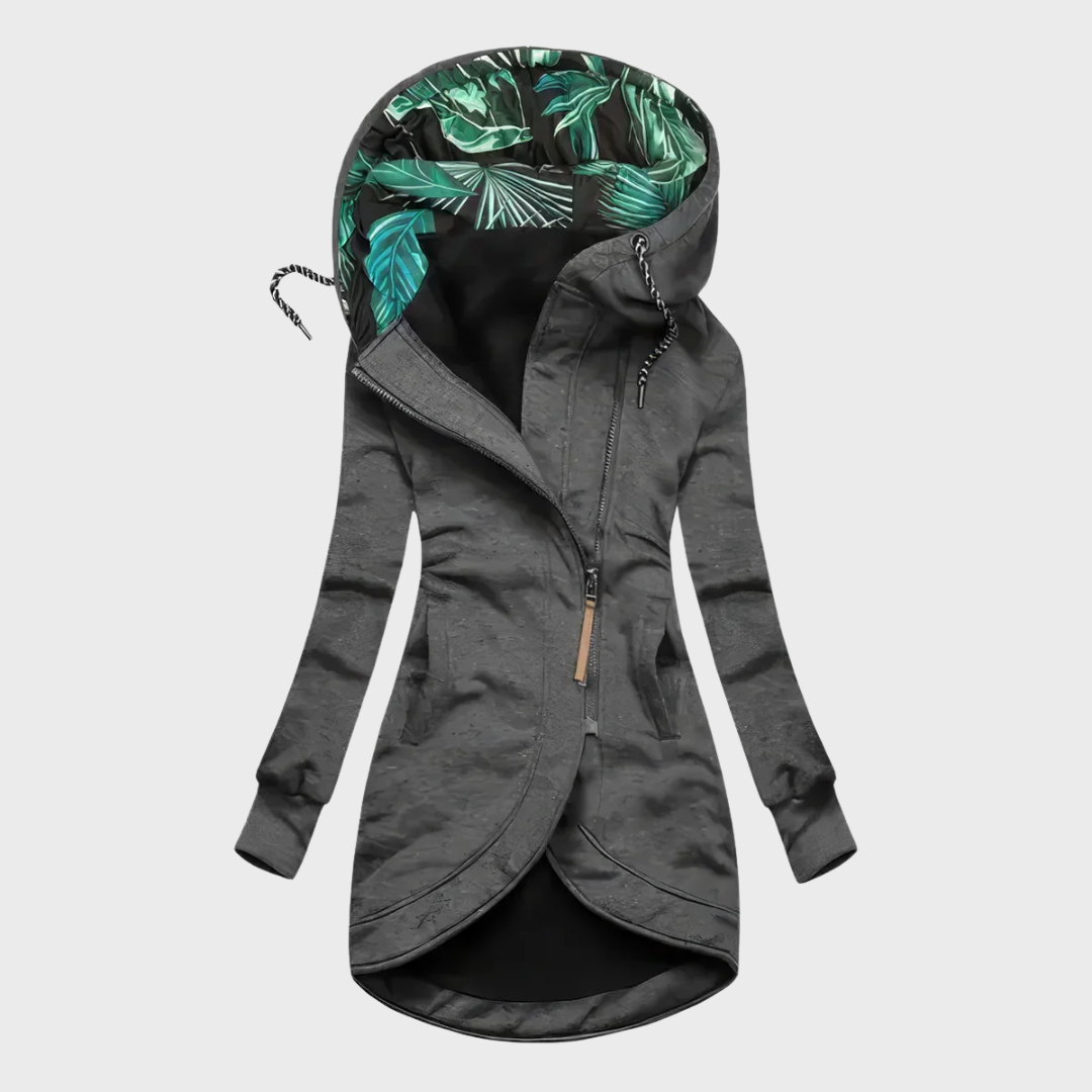 Chique Dames Winterjas met Capuchon – Comfortabele Getailleerde Jas met Windbescherming
