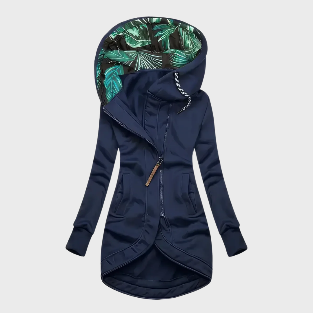 Chique Dames Winterjas met Capuchon – Comfortabele Getailleerde Jas met Windbescherming