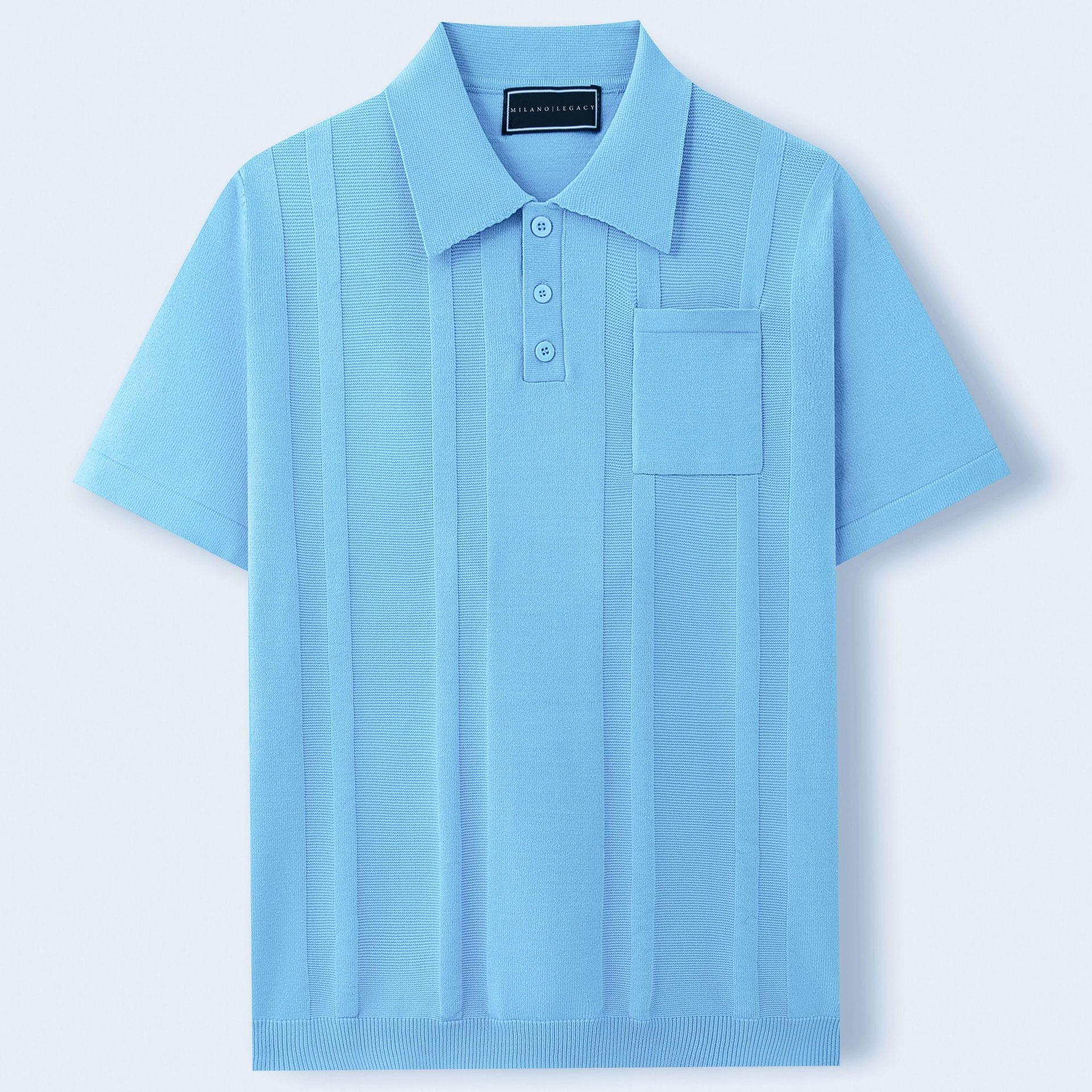 Commute Polo Shirt – Luxe IJszijde Polo voor Moderne Gentleman