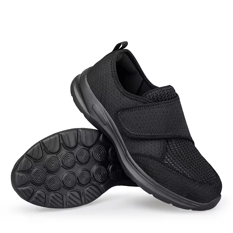Orthopedische Extra-Brede Wandelschoenen – Comfort voor Gezwollen Voeten en Gevoelige Zolen