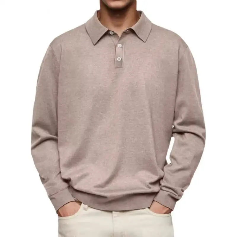 Polo Casual met Lange Mouwen – Stijlvolle Herenpolo voor Comfort & Smart-Casual Looks